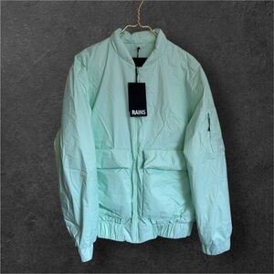 NWT Rains Fuse Bomber Jacket in Mineral